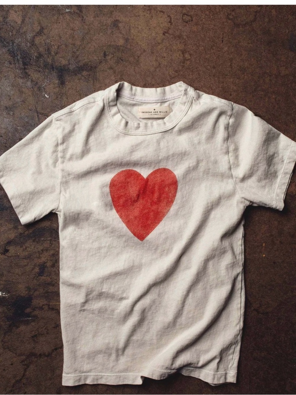 Imogene + Willie “The Heart” T-Shirt SZ L